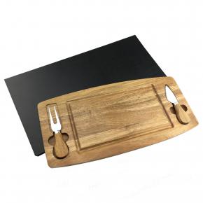 cheese board set with booklet package for gift