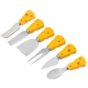 unique design PP handle cheese knife set