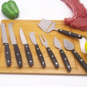 PP handle durable cheese knife set