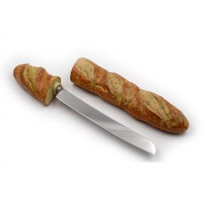 unique design handle bread knife with cover