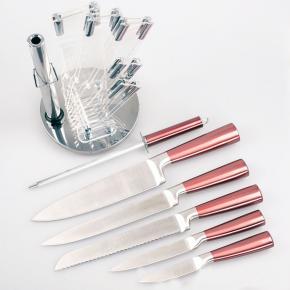 7pcs kitchen knife set with holder