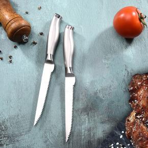 6pcs hollow handle steak knife set