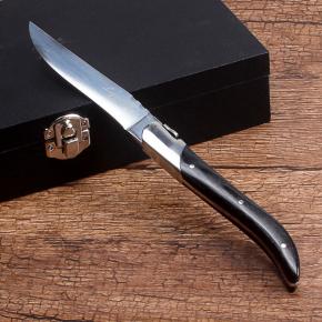 6pcs laguiole wooden handle steak knife set 