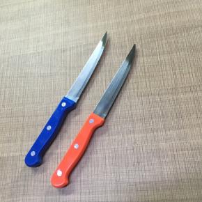 plastic colorful handle steak knife