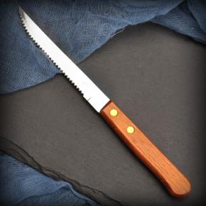 wooden handle steak knife