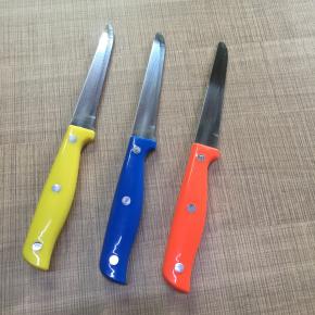 colorful plastic handle fruit knife