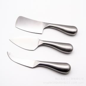 3pcs hollow handle stainless steel cheese knife set