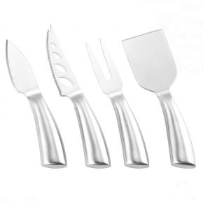 4pcs hollow handle stainless steel cheese knife set