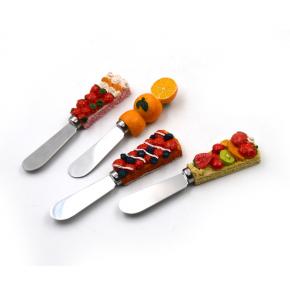 4pcs fruit handle spreader set for gift