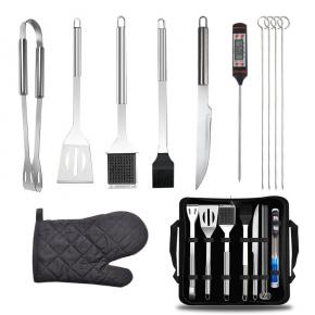 12pcs barbecue tool set with portable bag