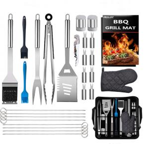 28pcs barbecue tool set with portable bag