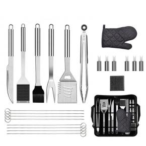 24pcs barbecue tool set with portable bag