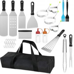 27pcs barbecue tool set with portable bag