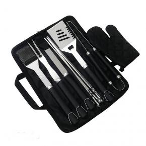 11pcs barbecue tool set with portable bag