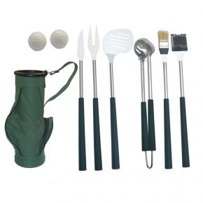 8pcs barbecue tool set with portable bag