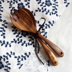 2pcs wooden salad set