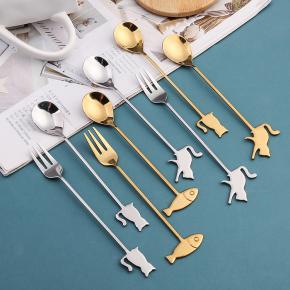 dessert spoon tea spoon set for gift