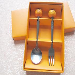 dessert spoon and fork set