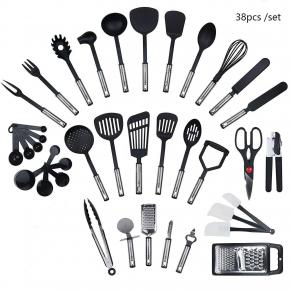 38pcs nylon kitchen utensil set