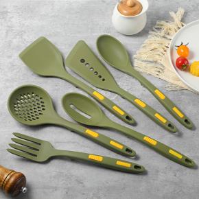 6pcs silicone kitchen utensil set