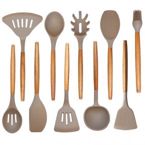 10pcs silicone kitchen utensil set