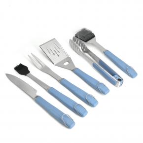 6pcs barbecue tool set with portable bag