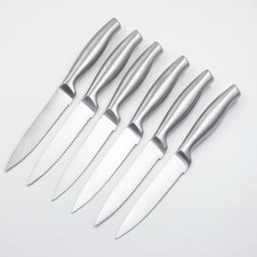 6pcs hollow handle steak knife set