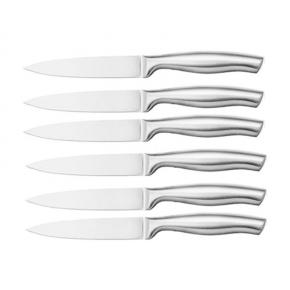 6pcs hollow handle steak knife set