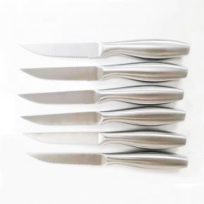 6pcs hollow handle steak knife set