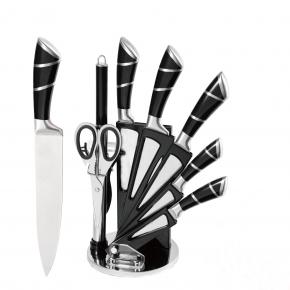 7pcs kitchen knife set with block