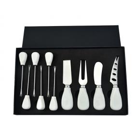 10pcs cheese knife set with ceramic handle