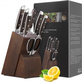 7pcs kitchen knife set with holder