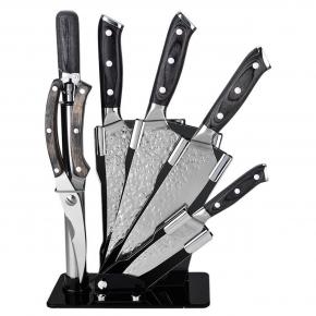 6pcs kitchen knife set with holder
