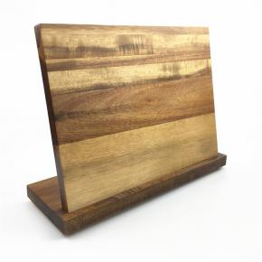 wooden knife block