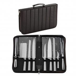 9pcs kitchen knife set with portable bag