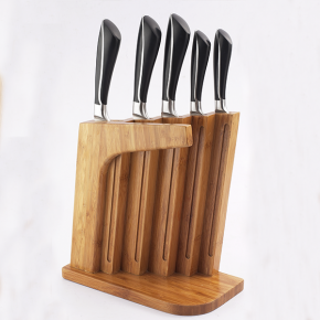 5pcs kitchen knife set with wooden block