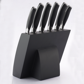 6pcs kitchen knife set with block