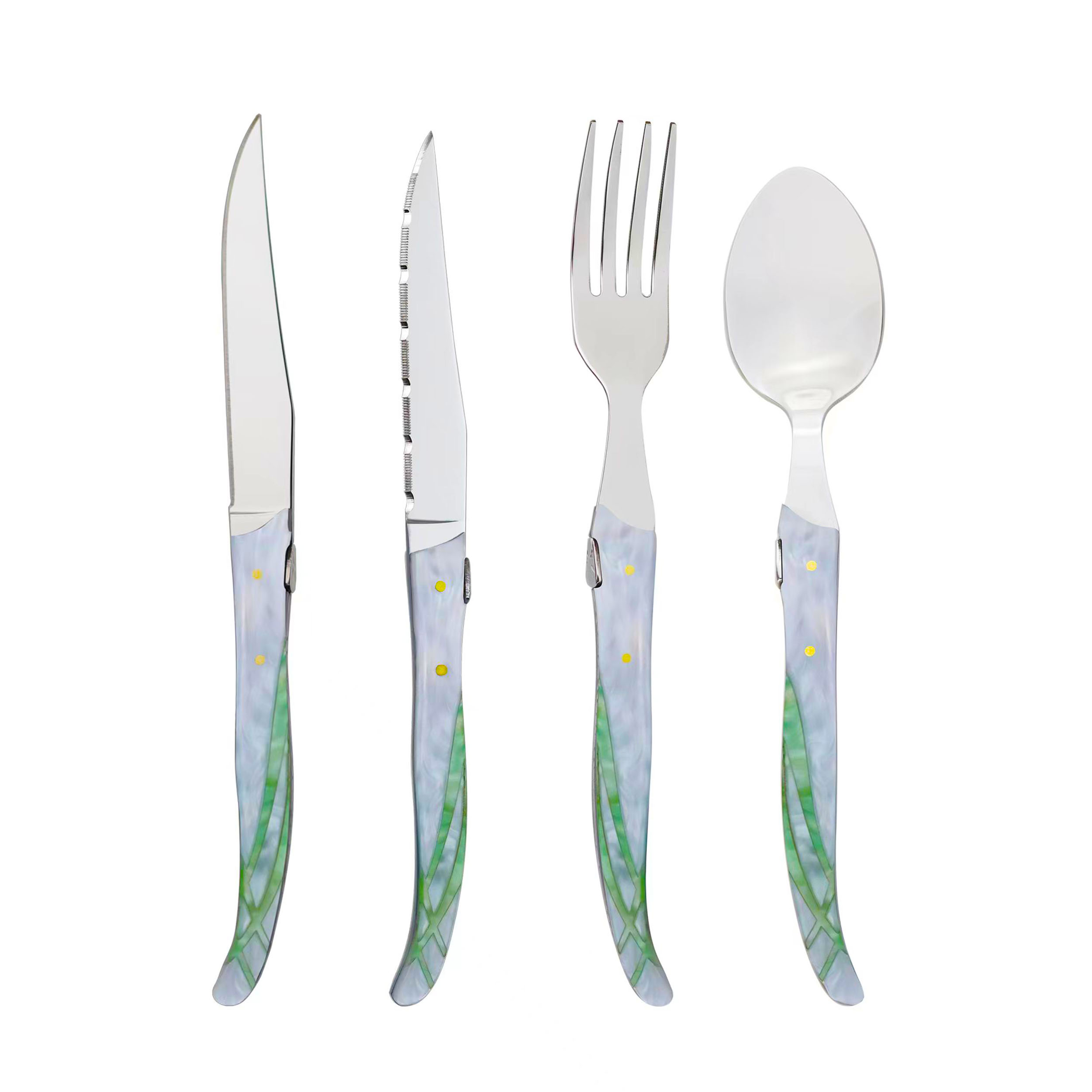 4PCS KNIFE AND FORK SET WITH SPOON