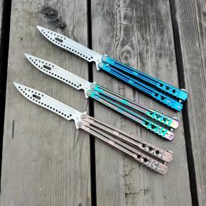 440 Blade Alloy Handle Butterfly Knife For Training 