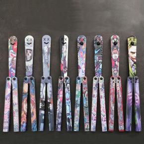 PC Material Cartoon Character Image Butterfly Knife Trainer Knife 