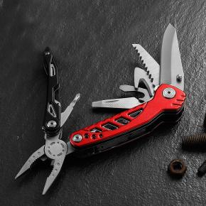 Professional Stainless Steel Multitool with Safety Locking Practical Multifunction Pliers for Outdoor Camping