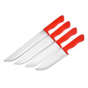 butcher knife set with plastic handle