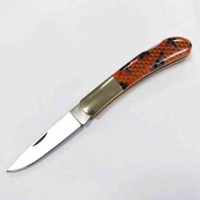 Folding Knife With Stainless Steel Blade Resin Handle  